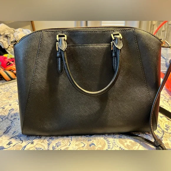 Michael Kors Ciara Saffiano Leather Satchel - Picture 3 of 4